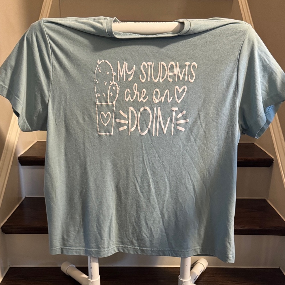 George Light Blue Casual Tee